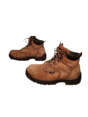 Red Wing Shoes 2892 Brown Leather Lace-Up Combat Ankle Work Boots Men's Size 7.5